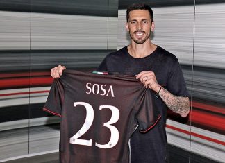 Jose Sosa at Casa Milan today (@acmilan,com)