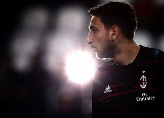Gianluigi Donnarumma before Juventus-Milan at the Juventus Stadium on March 10, 2017. (MARCO BERTORELLO/AFP/Getty Images)