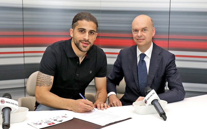 Ricardo Rodriguez at Casa Milan on the 8th of June 2017. (@acmilan.com)