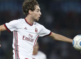 Niccolò Zanellato during Shkëndija-Milan at the Philip II Arena on the 24th of August, 2017. (@acmilan.com)