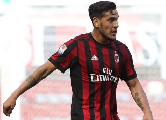 Gustavo Gomez during Milan-Bologna at Stadio San Siro on May 21, 2017. (Photo by Marco Luzzani/Getty Images)