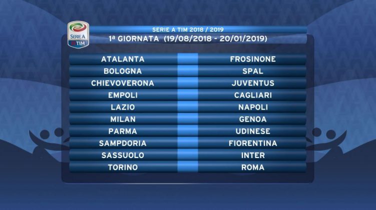 2018/19 season: Matchday 1