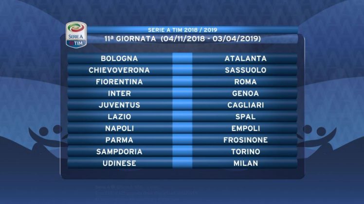 2018/19 season: Matchday 11