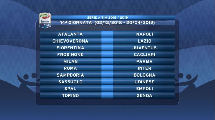 2018/19 season: Matchday 14