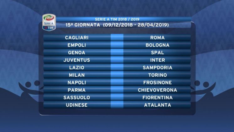 2018/19 season: Matchday 15