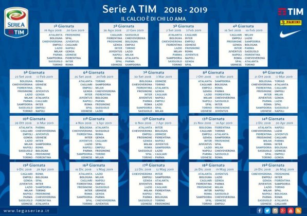 2018/19 season: all matchdays