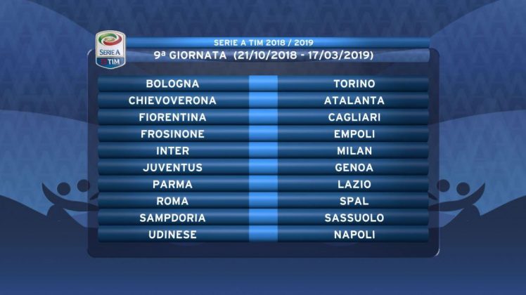 2018/19 season: Matchday 9