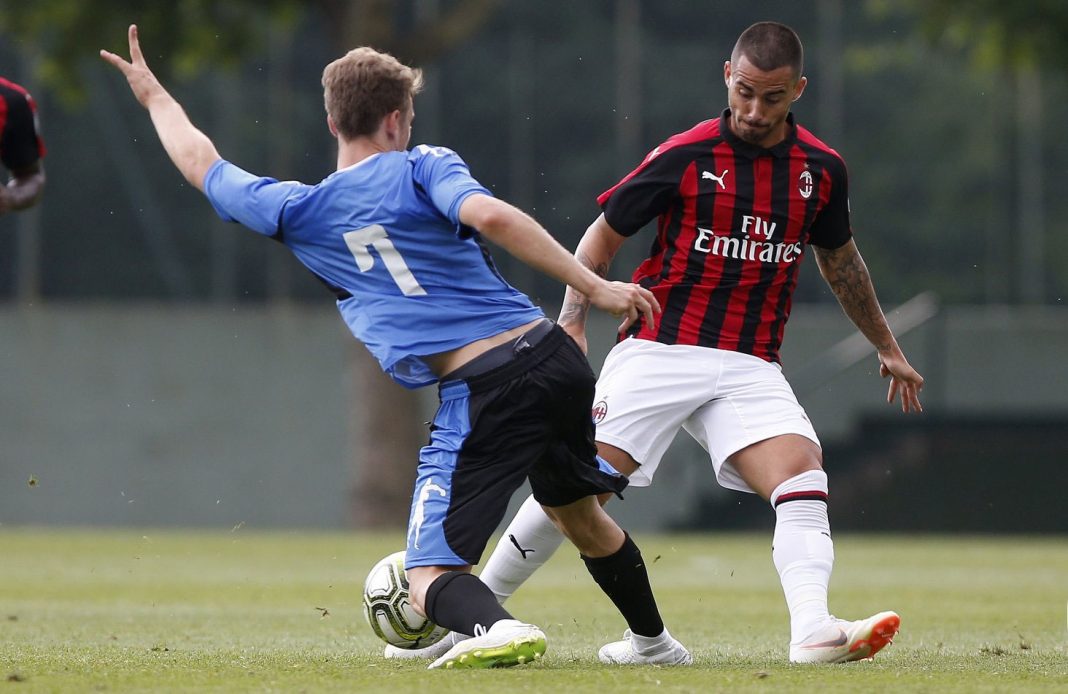 Suso during Milan-Novara at training center Milanello on July 20, 2018. (@acmilan.com) Suso during Milan-Novara at training center Milanello on July 20, 2018. (@acmilan.com)