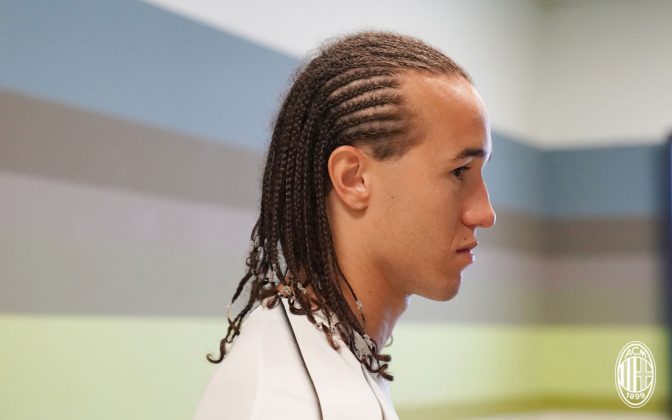 Diego Laxalt at training center Milanello on August 17, 2018. (@acmilan.com)