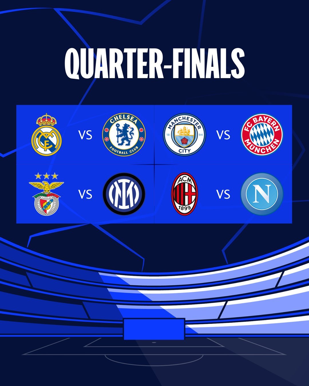 MILAN X NAPOLI, CHAMPIONS LEAGUE 2022 / 2023, 1º) JOGO QUARTAS DE FINAL