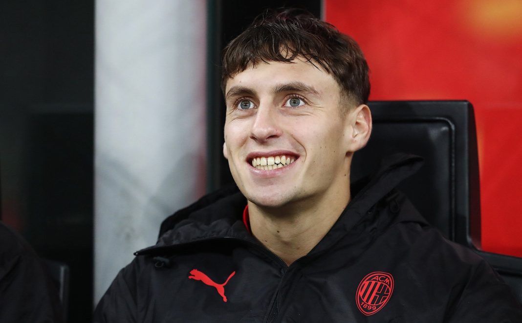 Filippo Terracciano of before Milan-Atalanta on January 10, 2024. (Photo by Marco Luzzani/Getty Images)